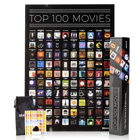 The Best Top 100 Scratch Off Movie Poster - Home & Home