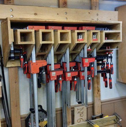 Bessey F Style And Parallel Clamp Rack Woodworking Basics Woodworking