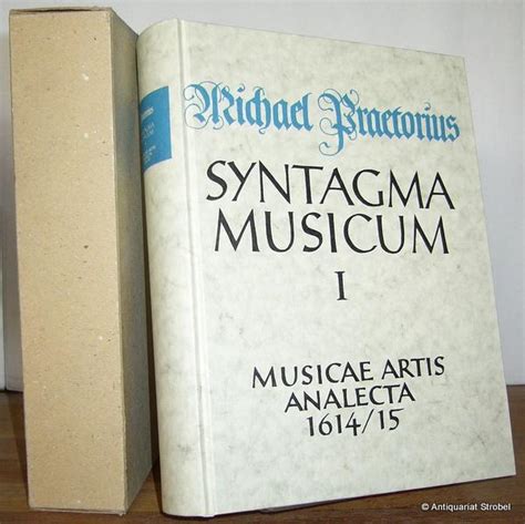 Praetorius Syntagma Musicum Zvab