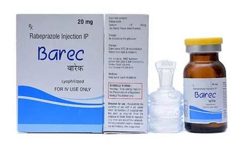 Rabeprazole Sodium Injection Barec Inj Mg At Rs Piece In