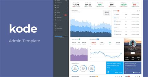 Kode Responsive Admin Dashboard Template Web Templates Envato Elements