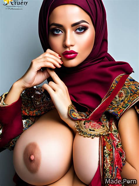 Porn Image Of Titjob Hijab Traditional Pouting Lips Realistic Art