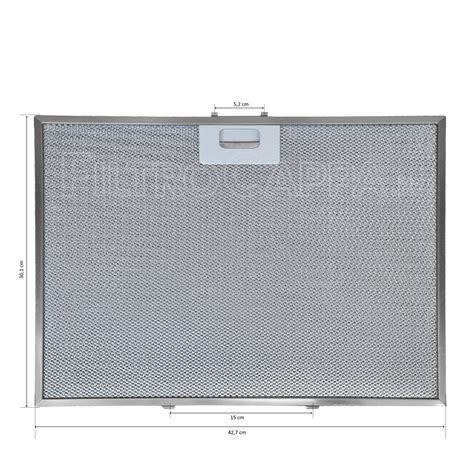 Filtro Metallico 30 1 X 42 7 Cm Per Cappa Da Cucina Best K18L