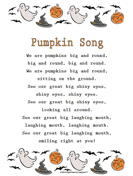 Halloween Song & Sing Along Video: Pumpkin Song