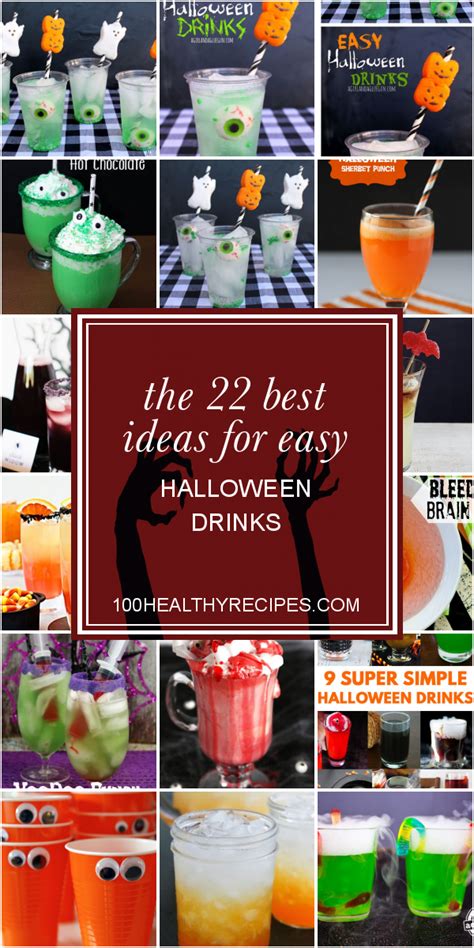 The 22 Best Ideas for Easy Halloween Drinks – Best Diet and Healthy ...