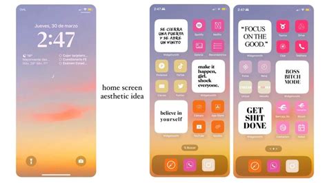 iPhone home screen aesthetic idea | Believe, Screen, Cuestionarios