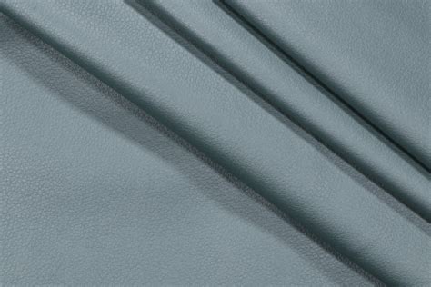 Stof France Ekokuir Brilliant Vinyl Upholstery Fabric In Azur