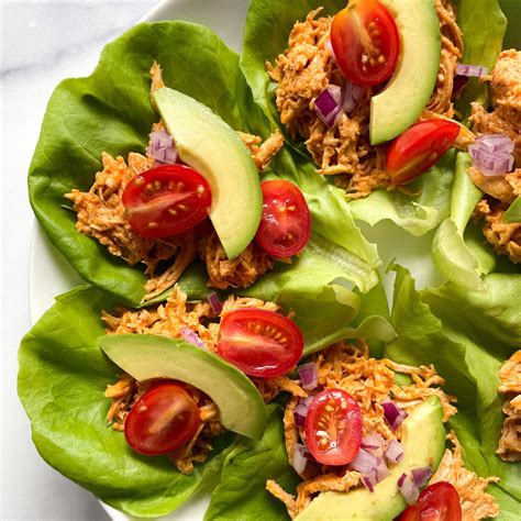 Buffalo Chicken Lettuce Wraps Low Carb