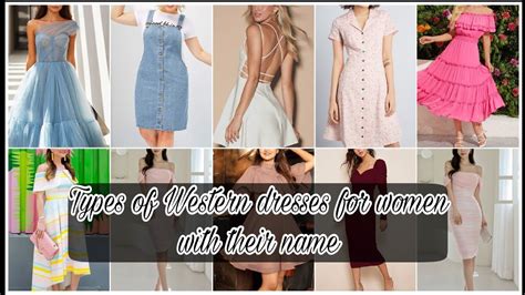 Types Of Western Dresses For Women With Their Name Stylish Western