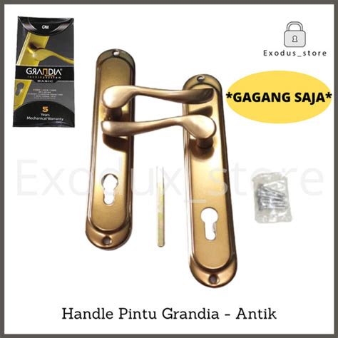 Jual Handle Handel Kunci Pintu Rumah Besar Gagang Pintu Grandia