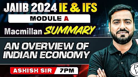 Jaiib Ie And Ifs An Overview Of Indian Economy Macmillan