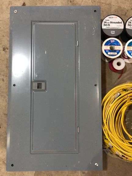 Square D 100 Amp 20 Slot Electrical Panel Remex 250 Ft Type Nm B 122