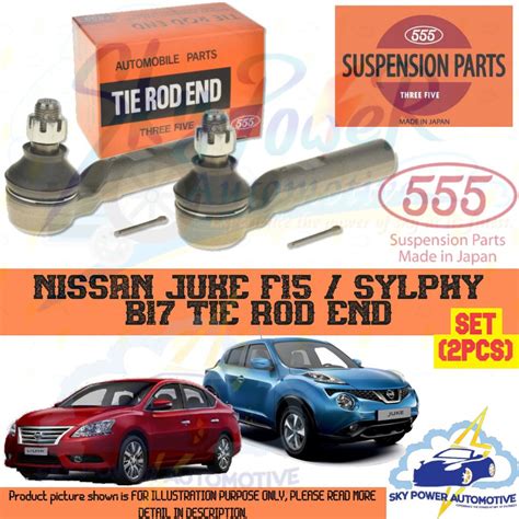 Nissan Juke F Sylphy B Japan Brand Steering Tie Rod End Set