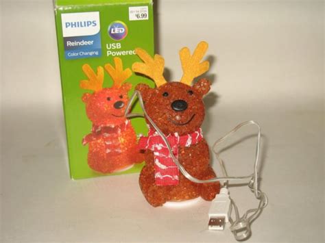 Philips Color Changing USB Powered LED Reindeer For Sale Online EBay