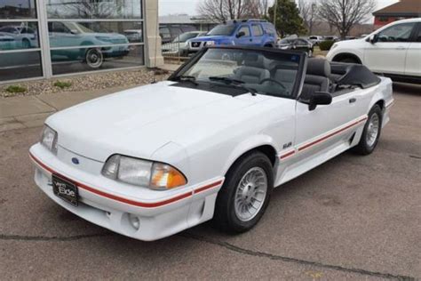 1989 Ford Mustang Gt 2dr Convertible 50 Fox Body 5 Speed For Sale