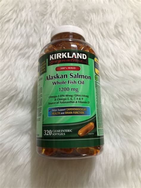 Kirkland Signature Wild Alaskan Salmon Whole Fish Oil