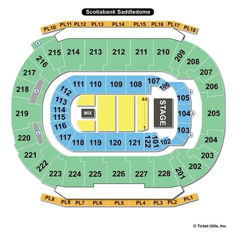 Scotiabank Saddledome, Calgary AB | Seating Chart View