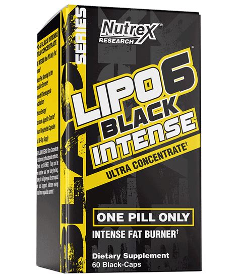 Lipo Black Intense Nutrex Quemador De Grasa C Psulas