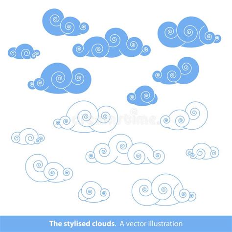 Stylised Clouds Stock Illustrations – 236 Stylised Clouds Stock Illustrations, Vectors & Clipart ...