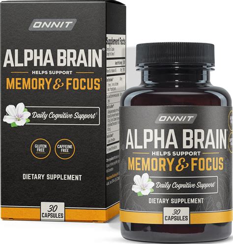 Onnit Alpha Brain Nootropic Brain Supplement مصر Ubuy