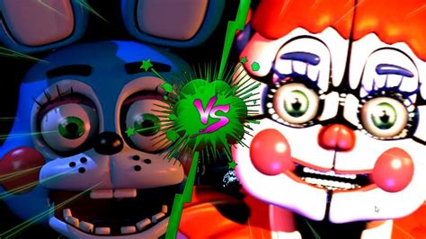 TOY BONNIE VS CIRCUS BABY La Liga De FNAF FIVE NIGHTS AT FREDDY S