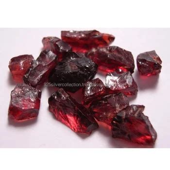 natural rough polished garnet stone indian wholesaler rough gemstone
