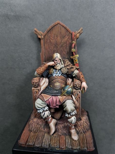 Vikingo Andrea Miniatures 54mm Acrilicos y óleos By Guillermo Pérez