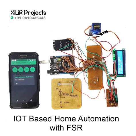 Iot Based Home Automation With Fsr M Tech B Tech Engineering Projects