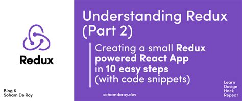 Understanding Redux Part 2 Creating A Small Redux Powered React App In 10 Easy Steps With