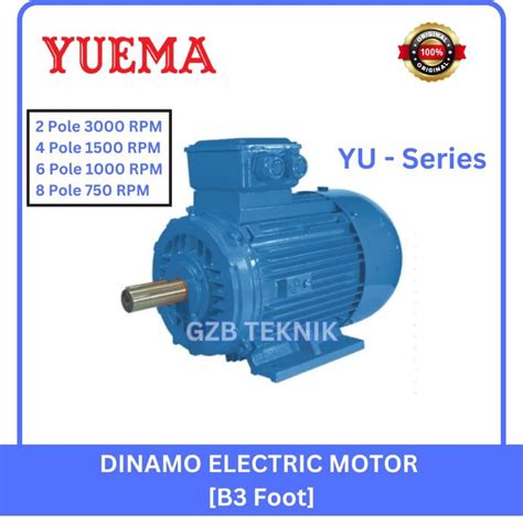 Jual Dinamo Electric Motor 15kw 2hp 3phase 220v380v 50hz B3 Foot