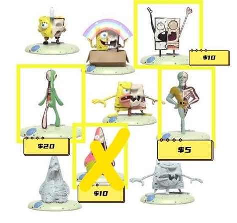 Freenys Hidden Dissectibles Spongebob Squarepants Meme Edition