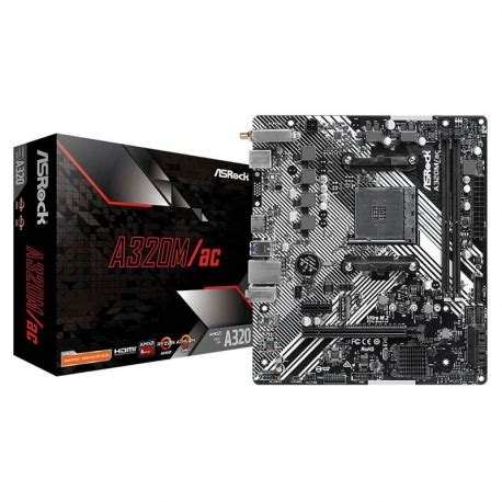 Tarjeta Madre AsRock A320M AC AM4 2 DIMMs HDMI Tienda CQNet