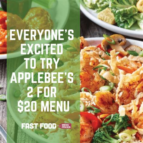 Everyone’s Excited to Try Applebee’s 2 for $20 Menu