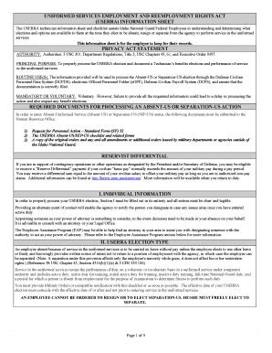 Fillable Online Inghro Idaho Fact Sheet 3 Veterans Employment And