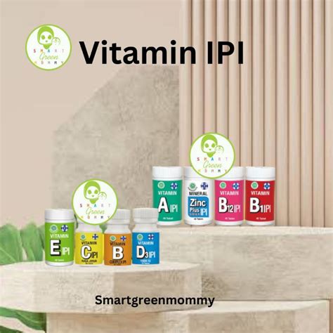 Jual Vitamin Ipi A B C D Iu Tablet Vitamin D Ipi Vitamin C