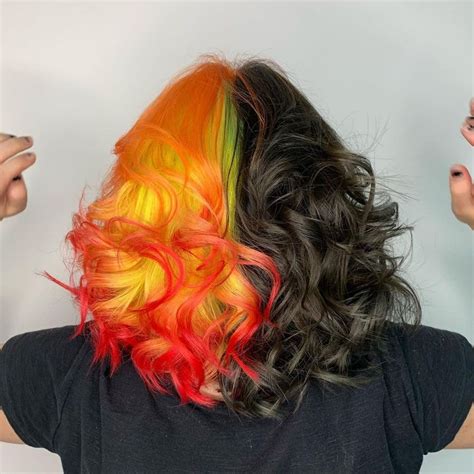 Fire Hair Annefreakyhair Cabelo De Fogo Cabelos Coloridos Colorido