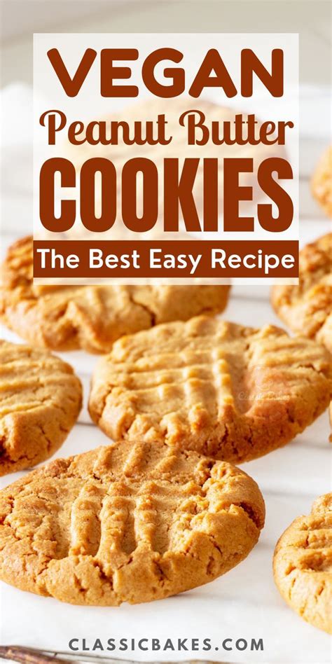 Vegan Peanut Butter Cookies | Classic Bakes | Recipe | Gluten free ...