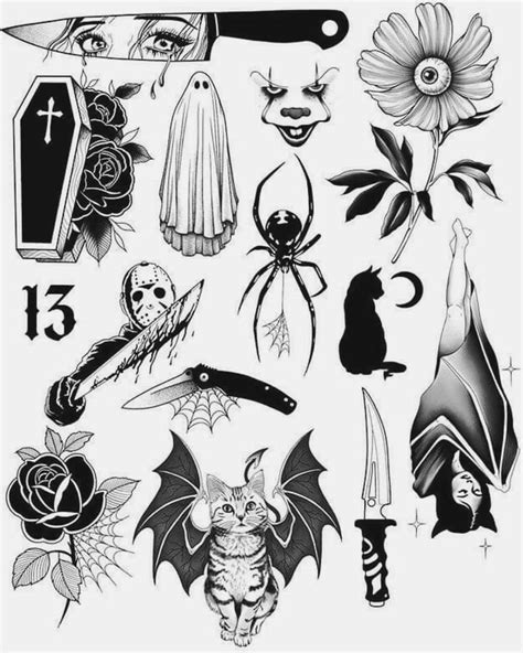 Pin By Abby On Drawings Creepy Tattoos Spooky Tattoos Dark Art Tattoo