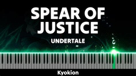 Undertale Spear Of Justice Advanced Piano Solo Kyle Landry