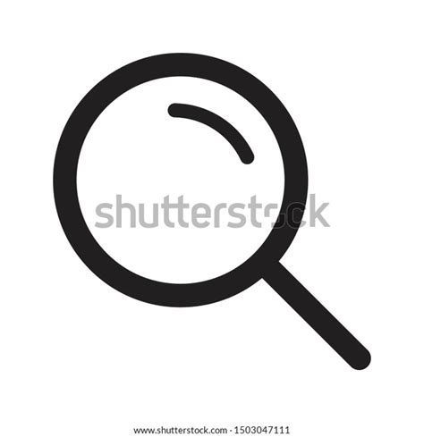 Search Icon Black Isolated Vector Illustration Stock Vector (Royalty Free) 1503047111 | Shutterstock