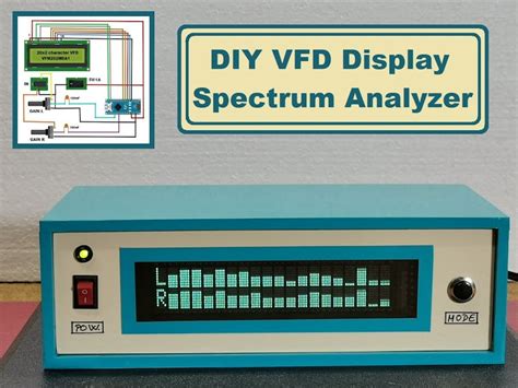 Diy Arduino Audio Spectrum Analyzer On Vfd Display Arduino Maker Pro V2