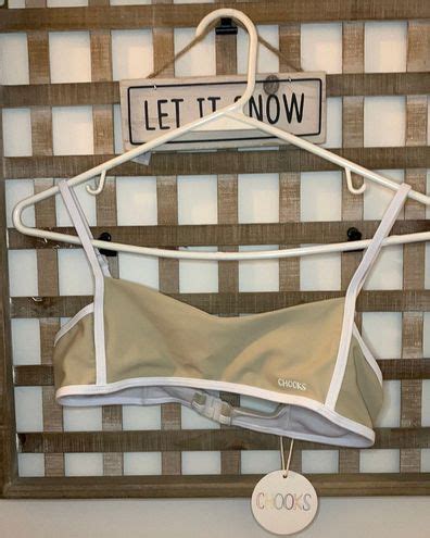 Boutinela Chooks La Bikini Top Tan New With Tags From Tabitha