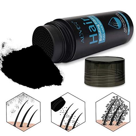 Aliver Hair Fibers For Thinning Hair Spray Black 27 5 Gr