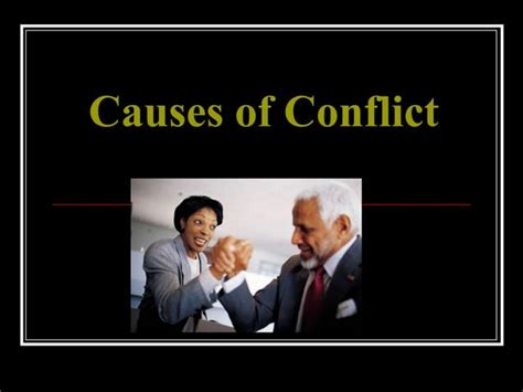 Causes of conflict | PPT