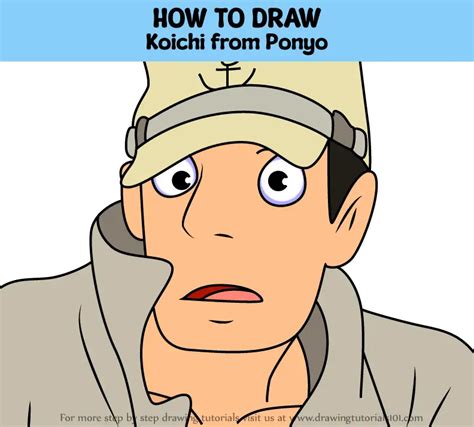 How To Draw Koichi From Ponyo Ponyo Step By Step