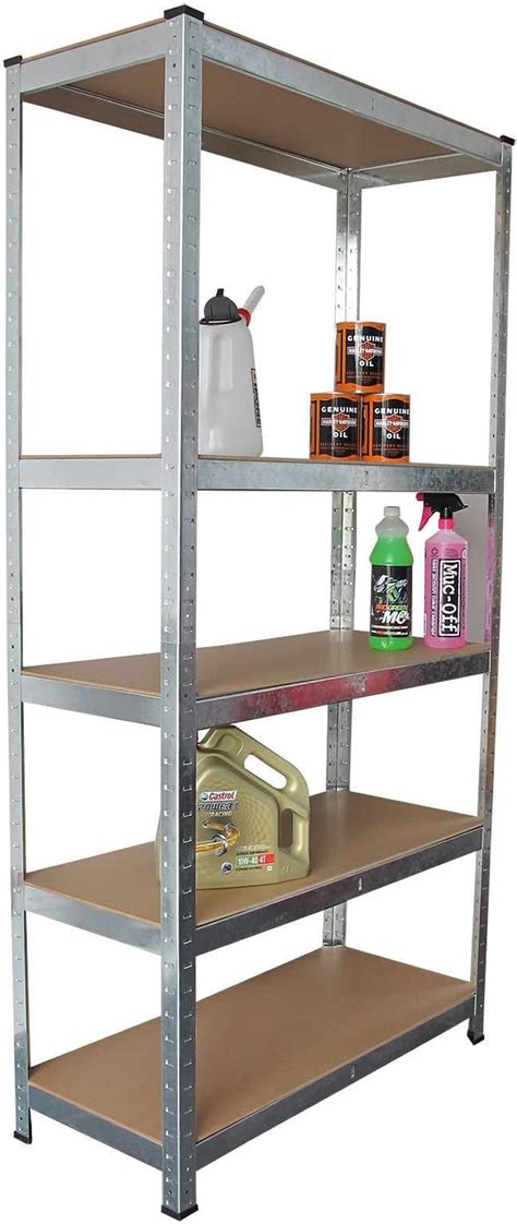 Shelving Unit For Garages And Sheds Storage Shelves 180x90x40cm