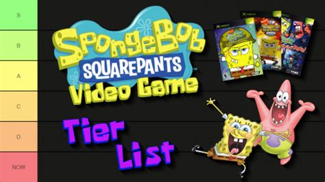 Create A Spongebob Squarepants Games Tier List Tiermaker