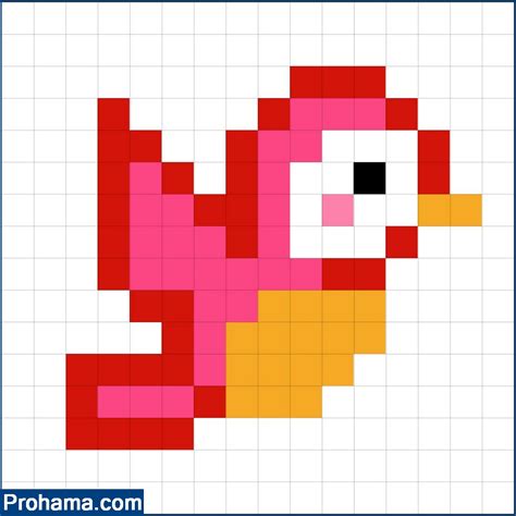 Bird | Small perler bead patterns