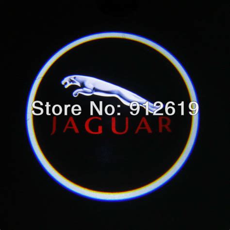 FOR JAGUAR Mini size bright car projector logo lights & door Ghost ...