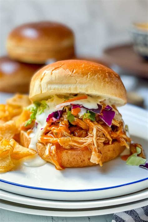 Slow Cooker Buffalo Chicken Sliders Artofit